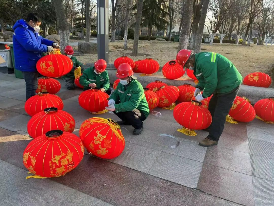 寿光园林建设集团：红了！靓了！公园里年味更浓了