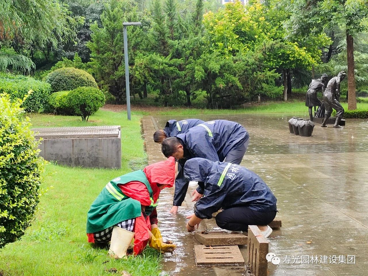 三看三比”争一流 | 寿光园林建设集团：雨中，那抹别样的风景